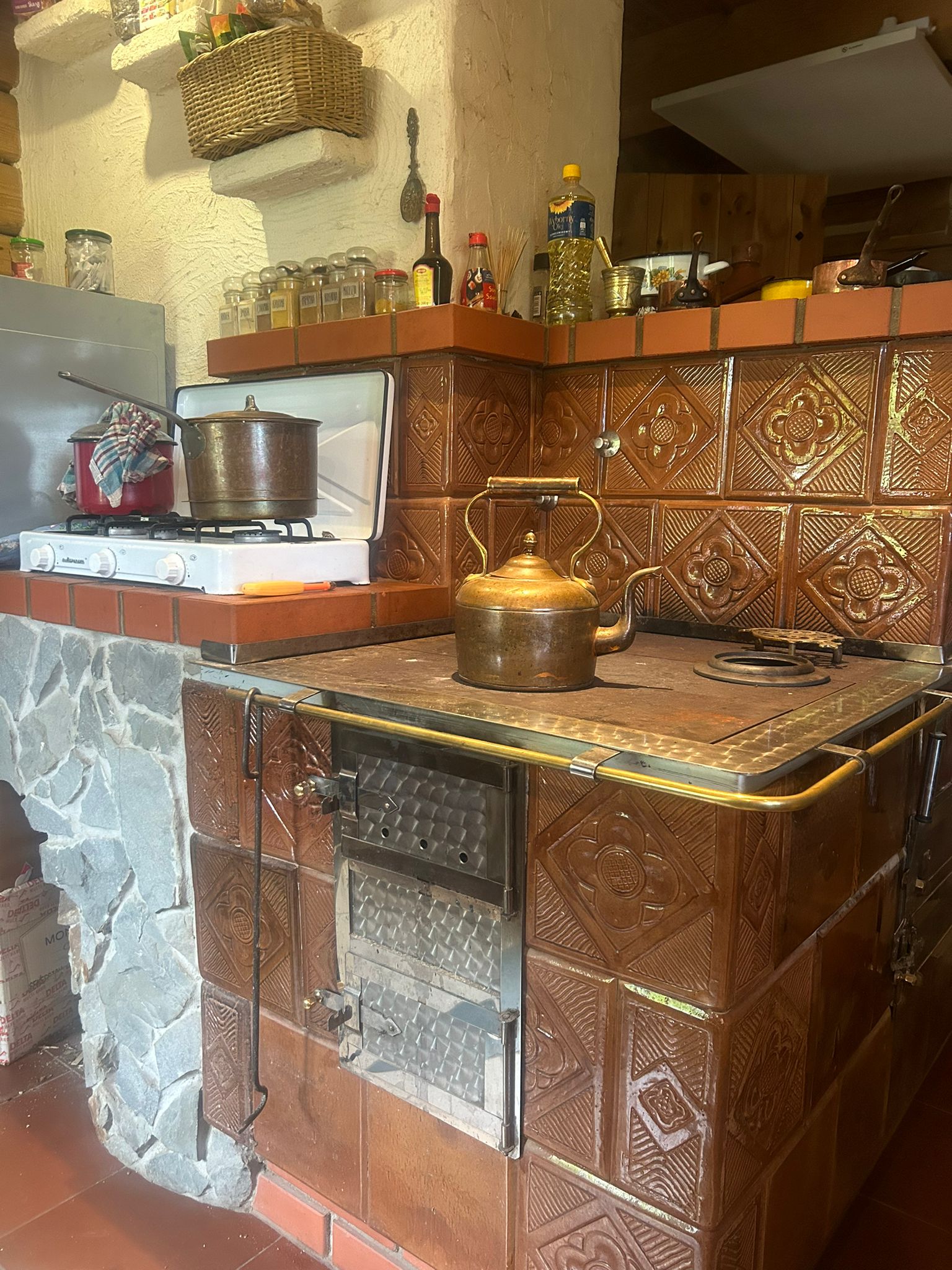 Kuchnia z tradycyjnym piecem